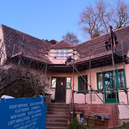 Roofing project by DBF Property Services